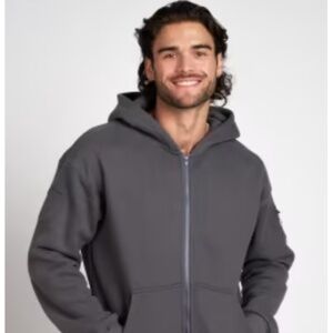 Comfrt travel essentials zip up hoodie